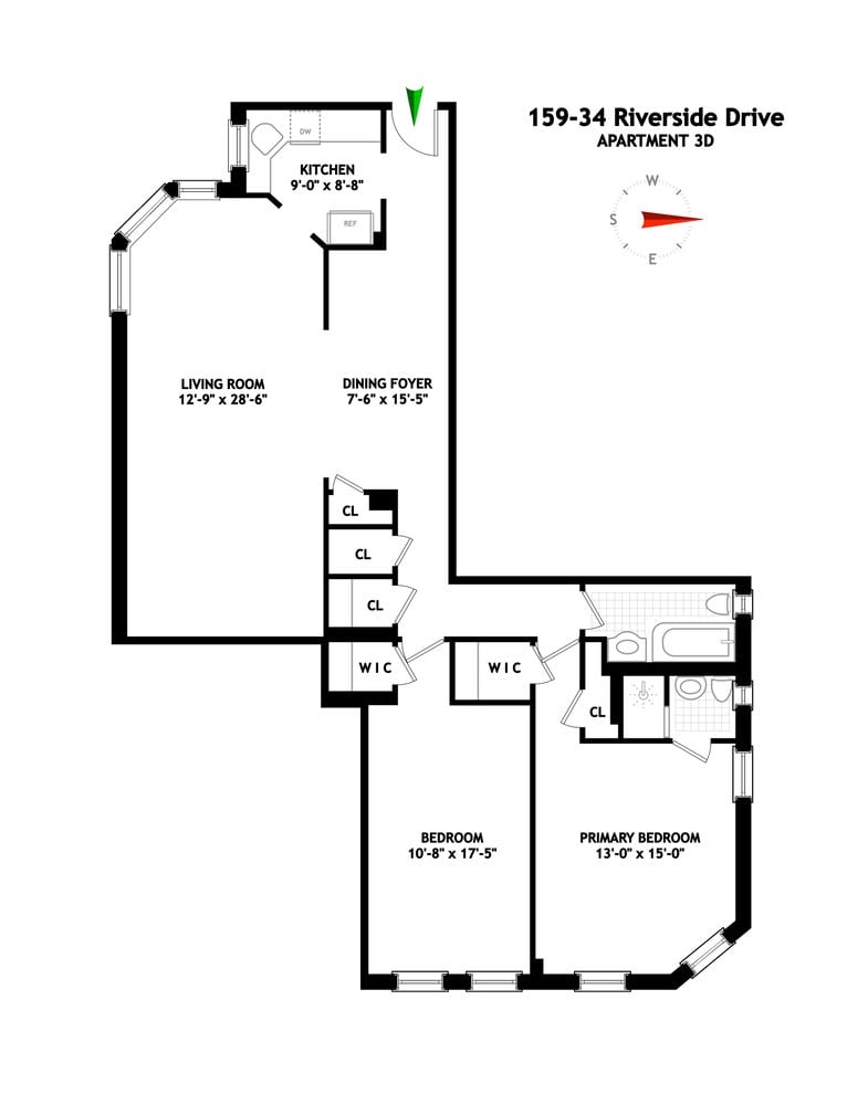 159-34 Riverside Drive West, Unit 3D