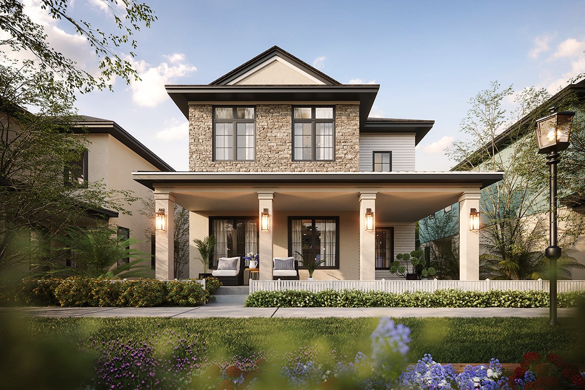 Inside Lakeview Village Estates In Winter Garden