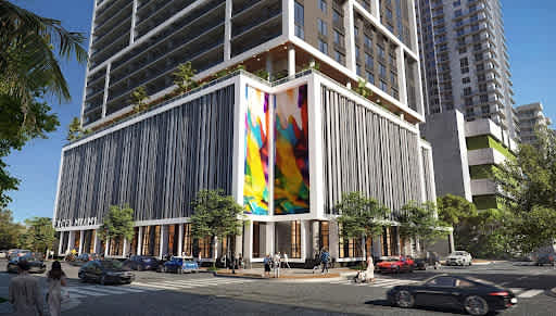 July 2024 - Construction Progressing at Excel Miami Site, Which Will Feature 424 Residential Units