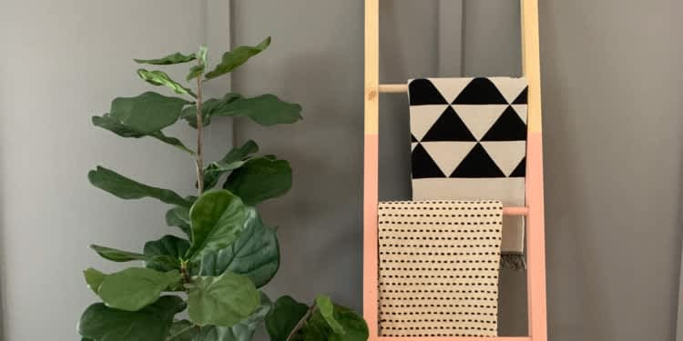 DIY Blanket Ladder