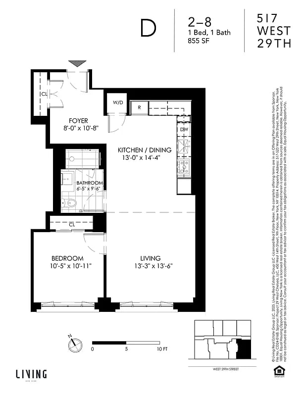 517 West 29th Street Unit: 7D