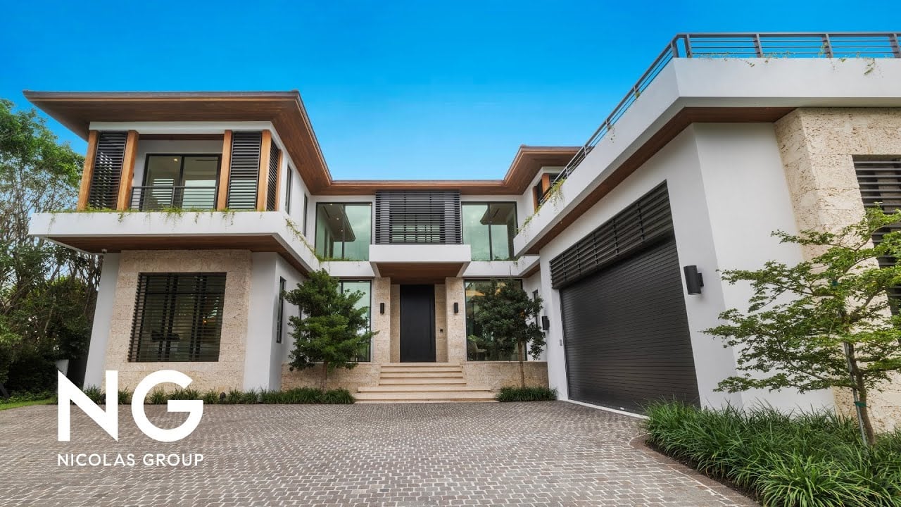 Inside a $19,750,000 New Luxury Waterfront Home In Coral Gables