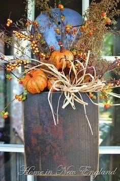 Fall Door Decor Inspiration