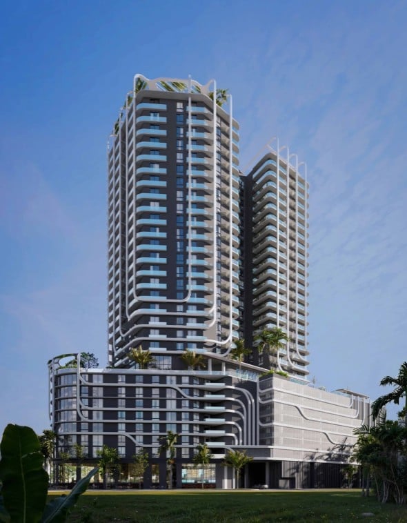 September 2025 | The Calta Group Unveils Anatomia, a Flatiron-Style Tower in Allapattah