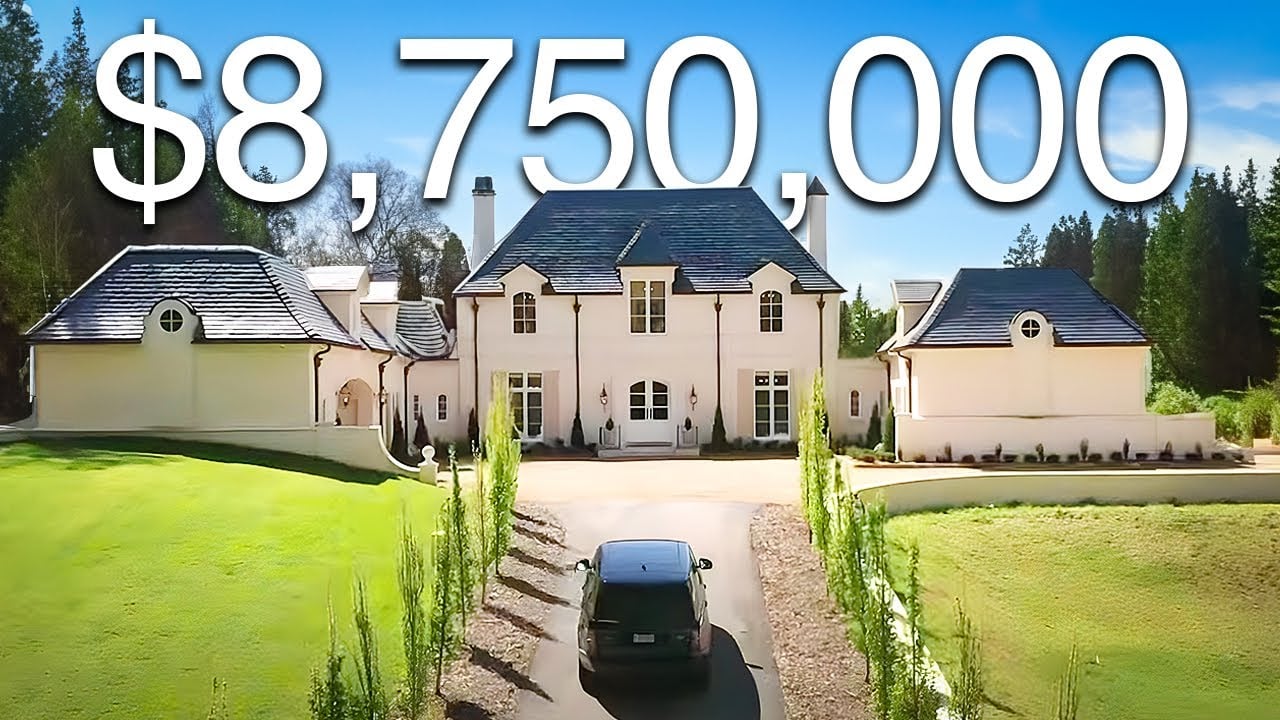 Tour This $8,750,000 MANSION in Asheville on a Golf Course