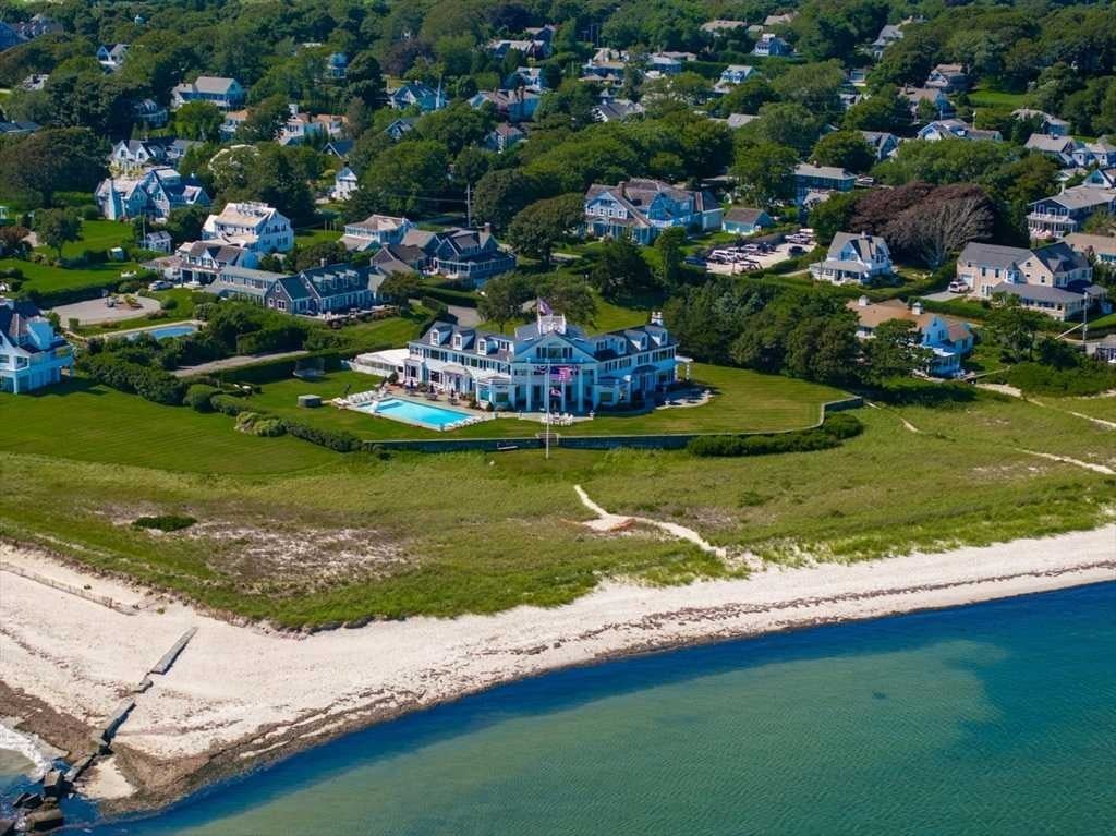 Lavish oceanfront mansion neighboring Kennedy Compound on Cape Cod for sale