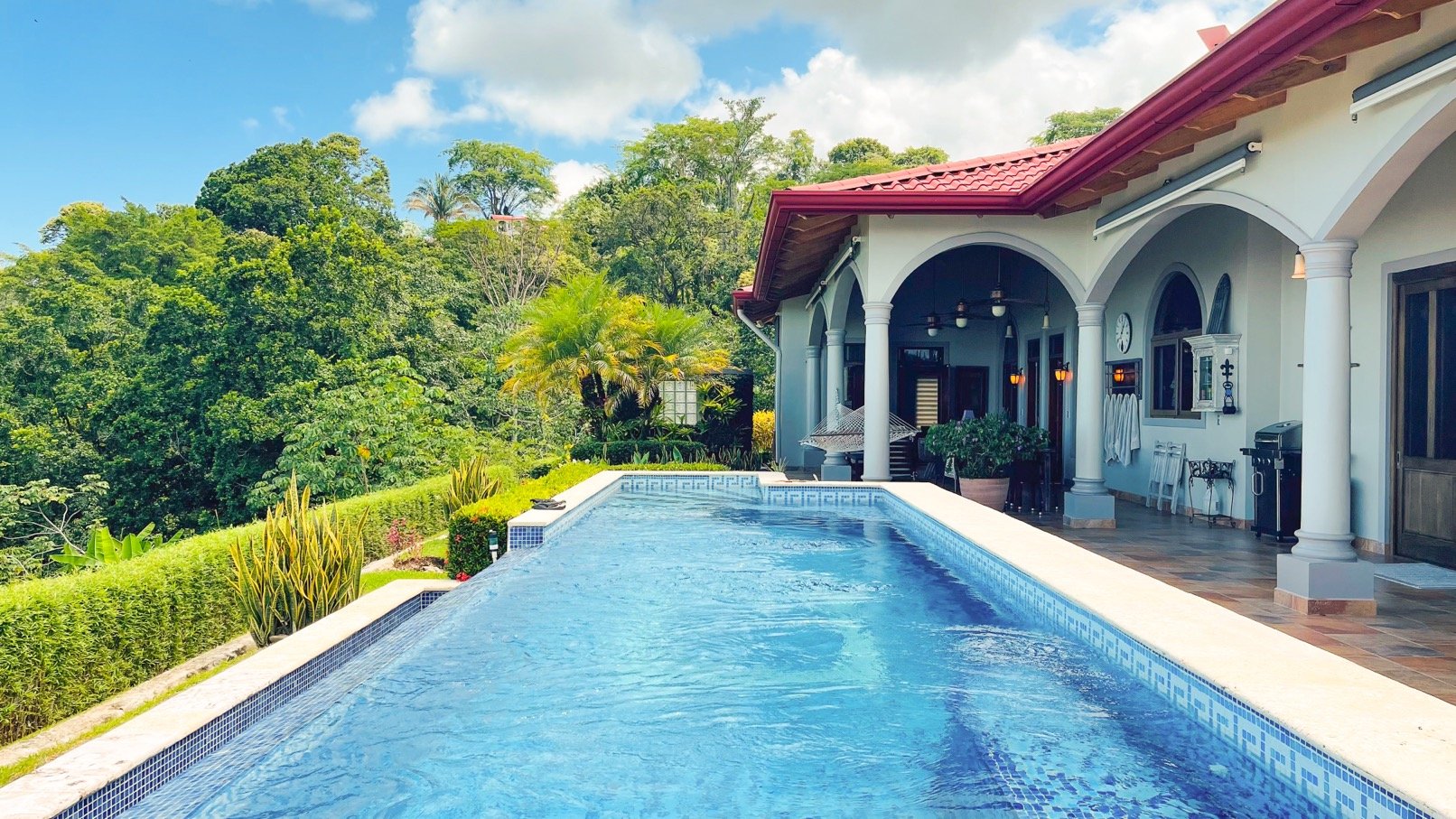 Tropical Hacienda with Breathtaking Whitewater Views in Most Desirable Gated Community in Ojochal
