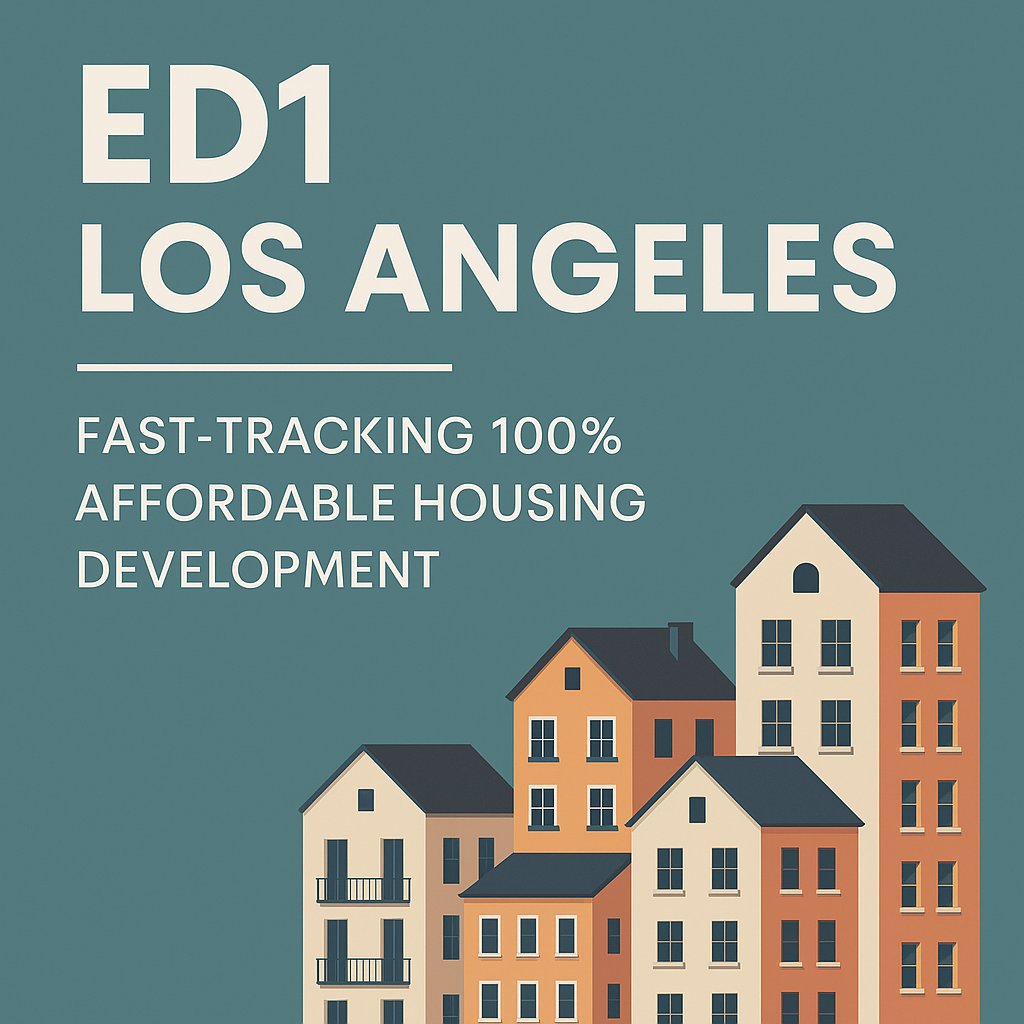 ED1 Los Angeles: Fast-Track Your 100% Affordable Housing, Great info for Builders cover