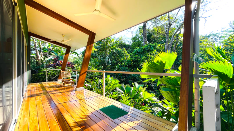 Riverside Jungle House with Waterfall Views in Ojochal, Costa Rica