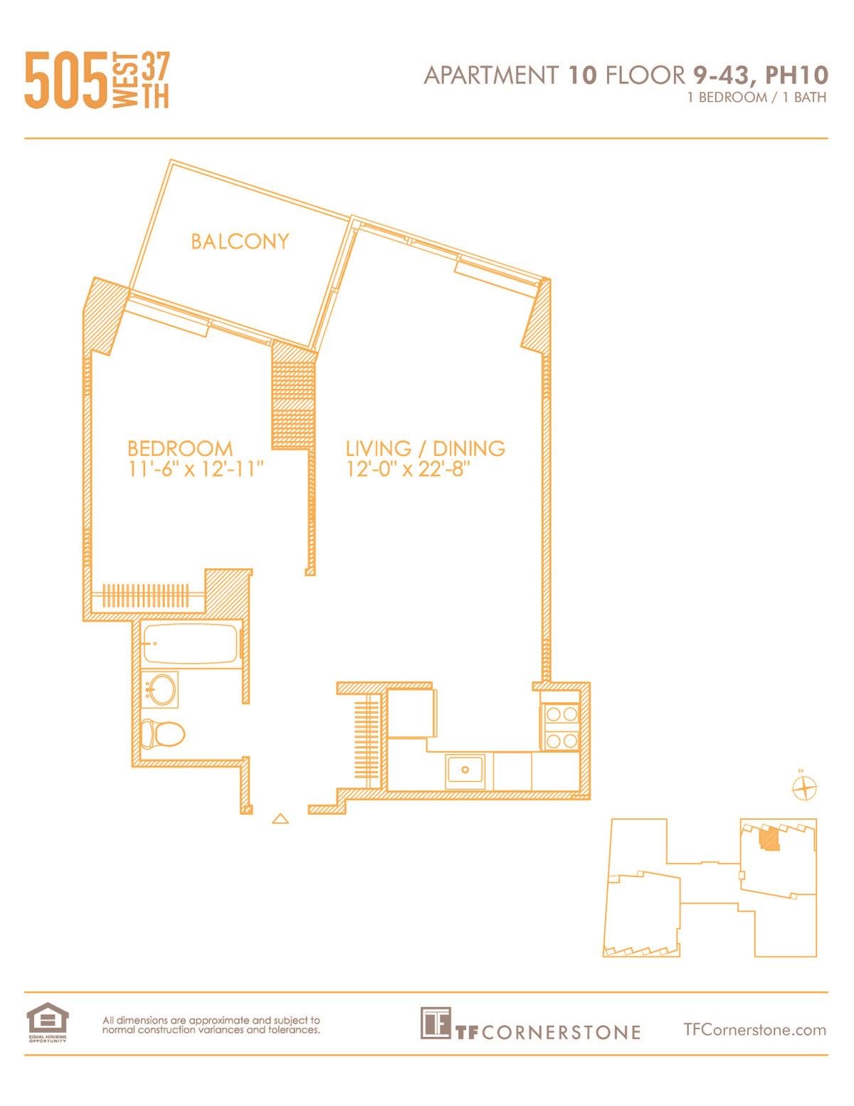 505 West 37th Street, Apt 1710