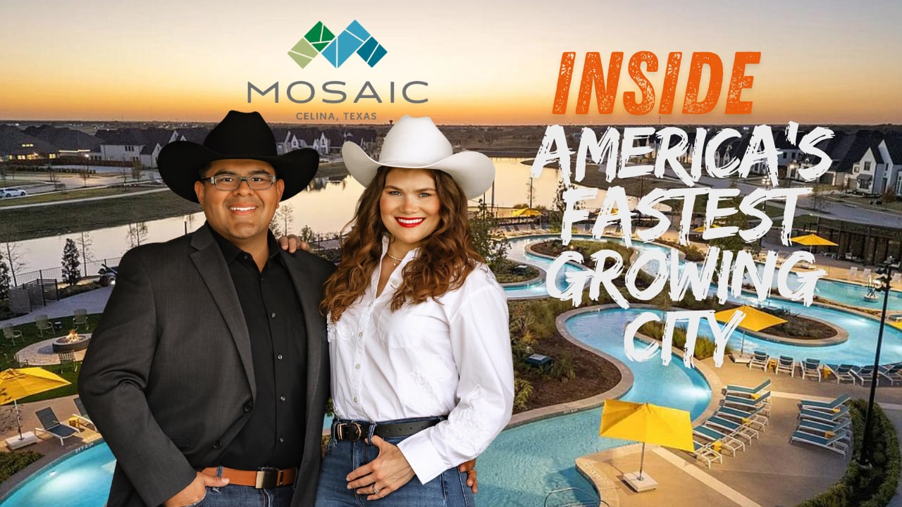 Mosaic, a new master-planned community in Celina, TX — the fastest-growing city in America