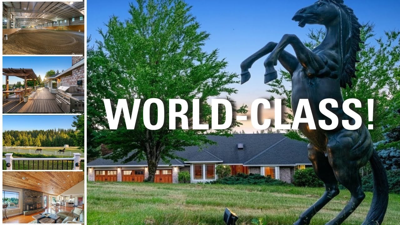 Inside the Best Equestrian Estate in Washington: $2.7M Premier Horse Property in Washougal