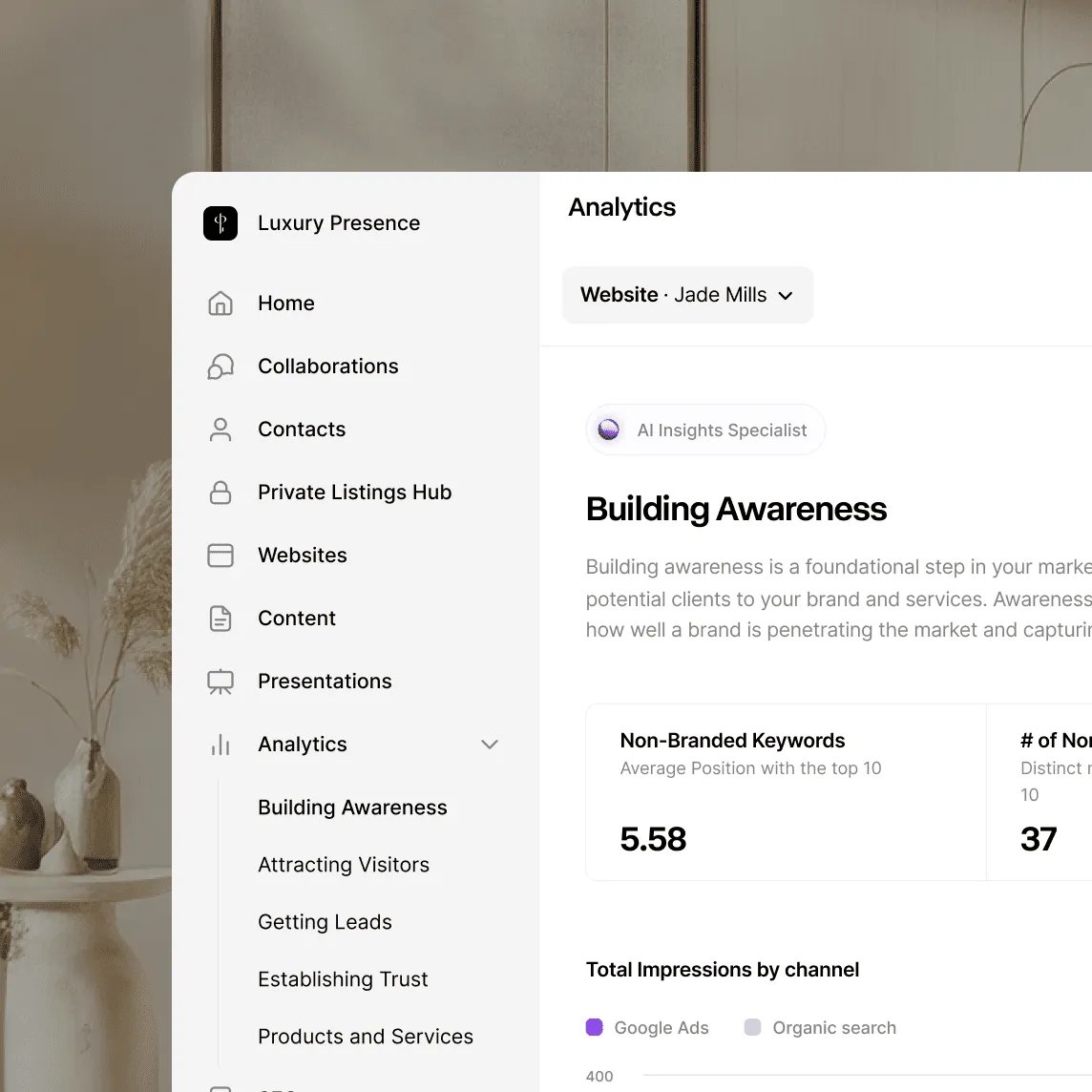 Content: Testimonials