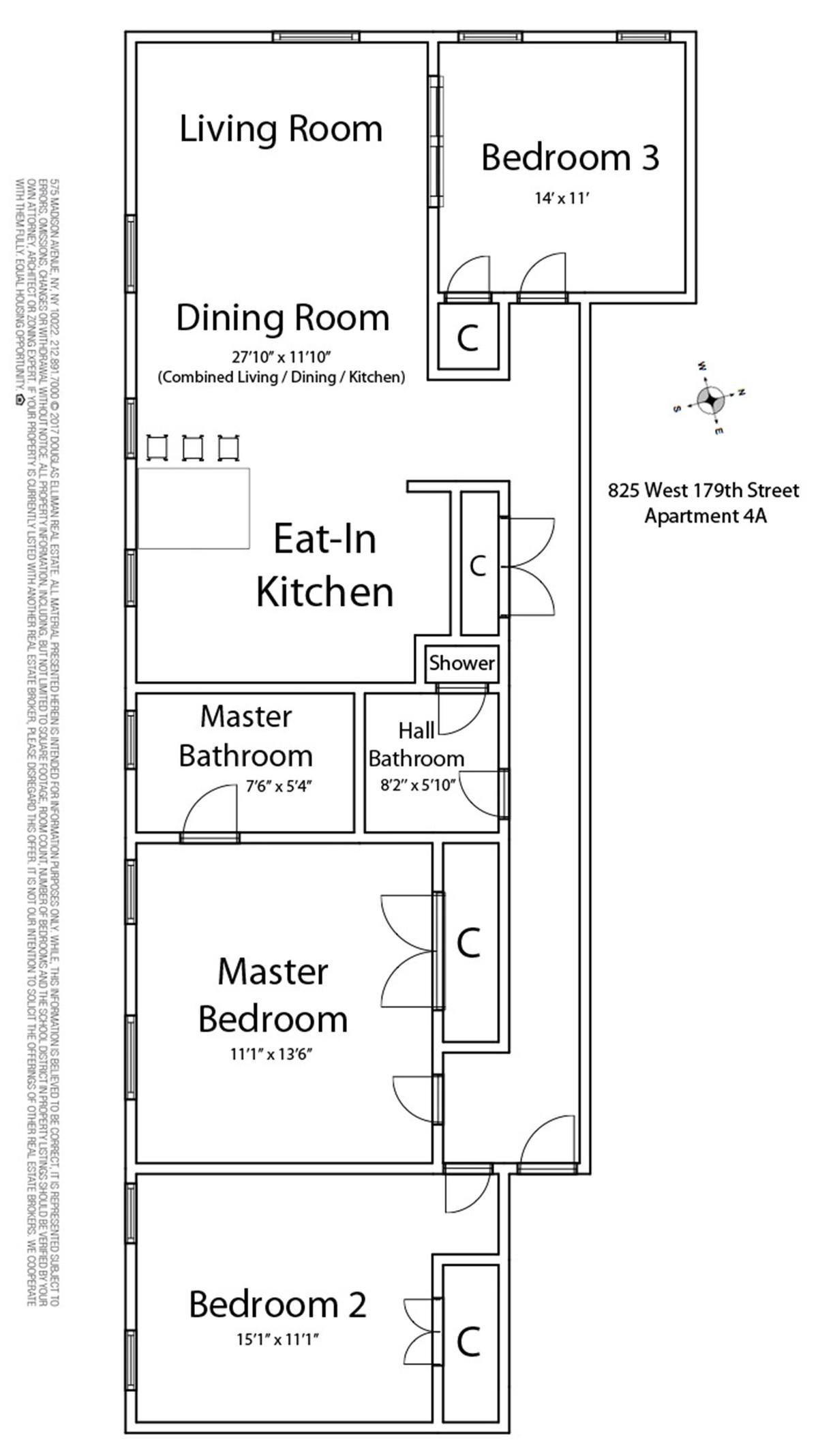 825 West 179th Street Unit: 4A