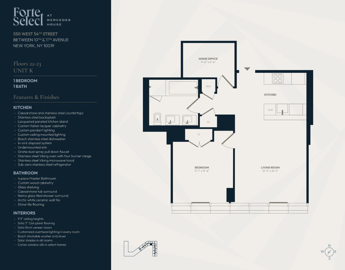 554 West 54th Street, Apt 22-K