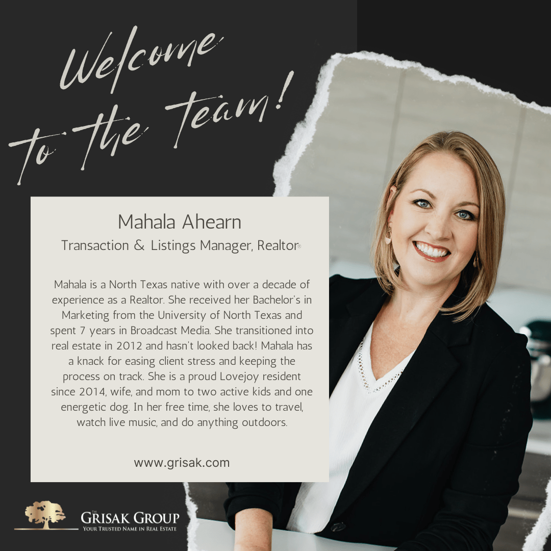 Mahala Ahearn Joins Our Team