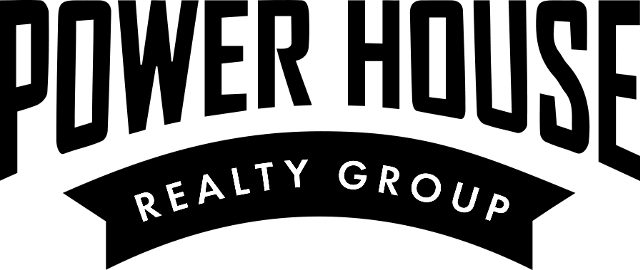 Dark-colored logo of the Power House Realty Group.