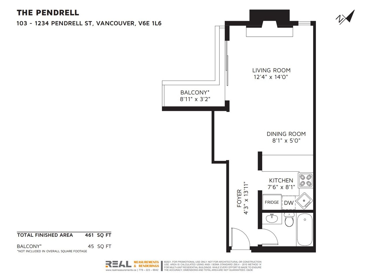 103-1234 Pendrell St