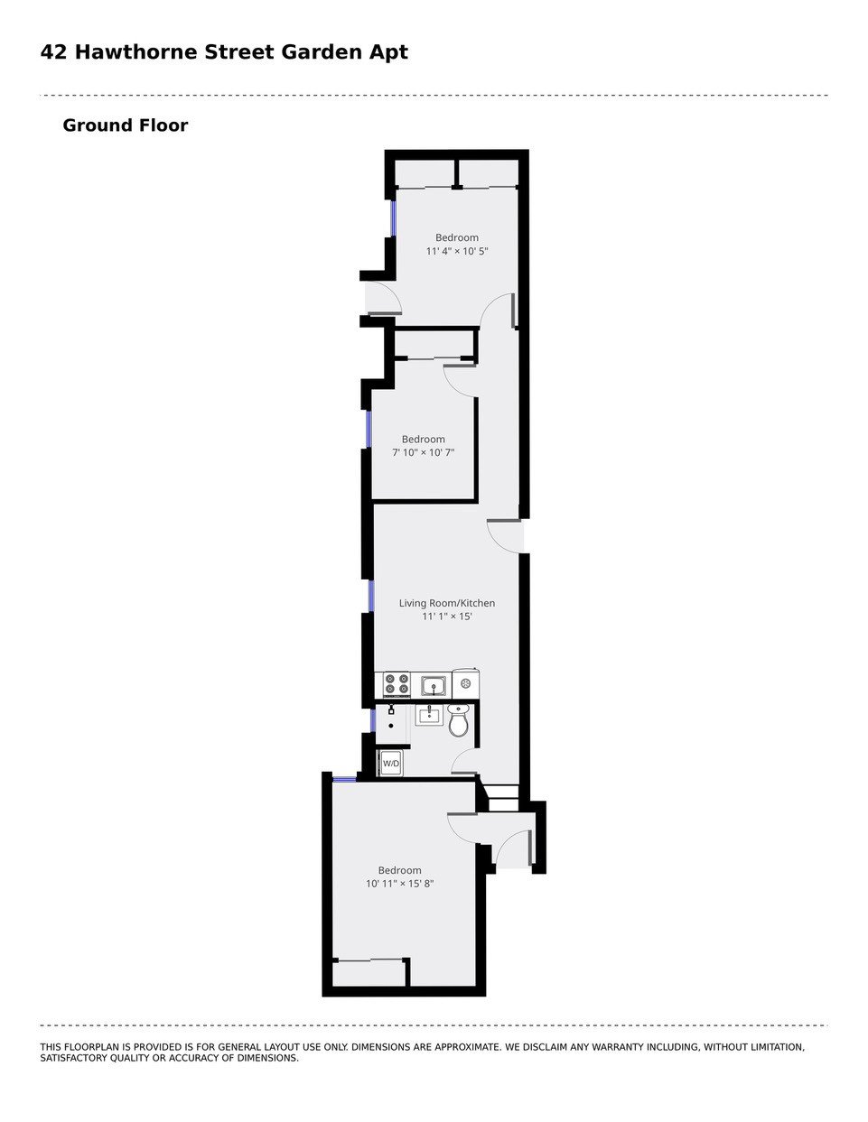 42 Hawthorne Street Unit: Garden