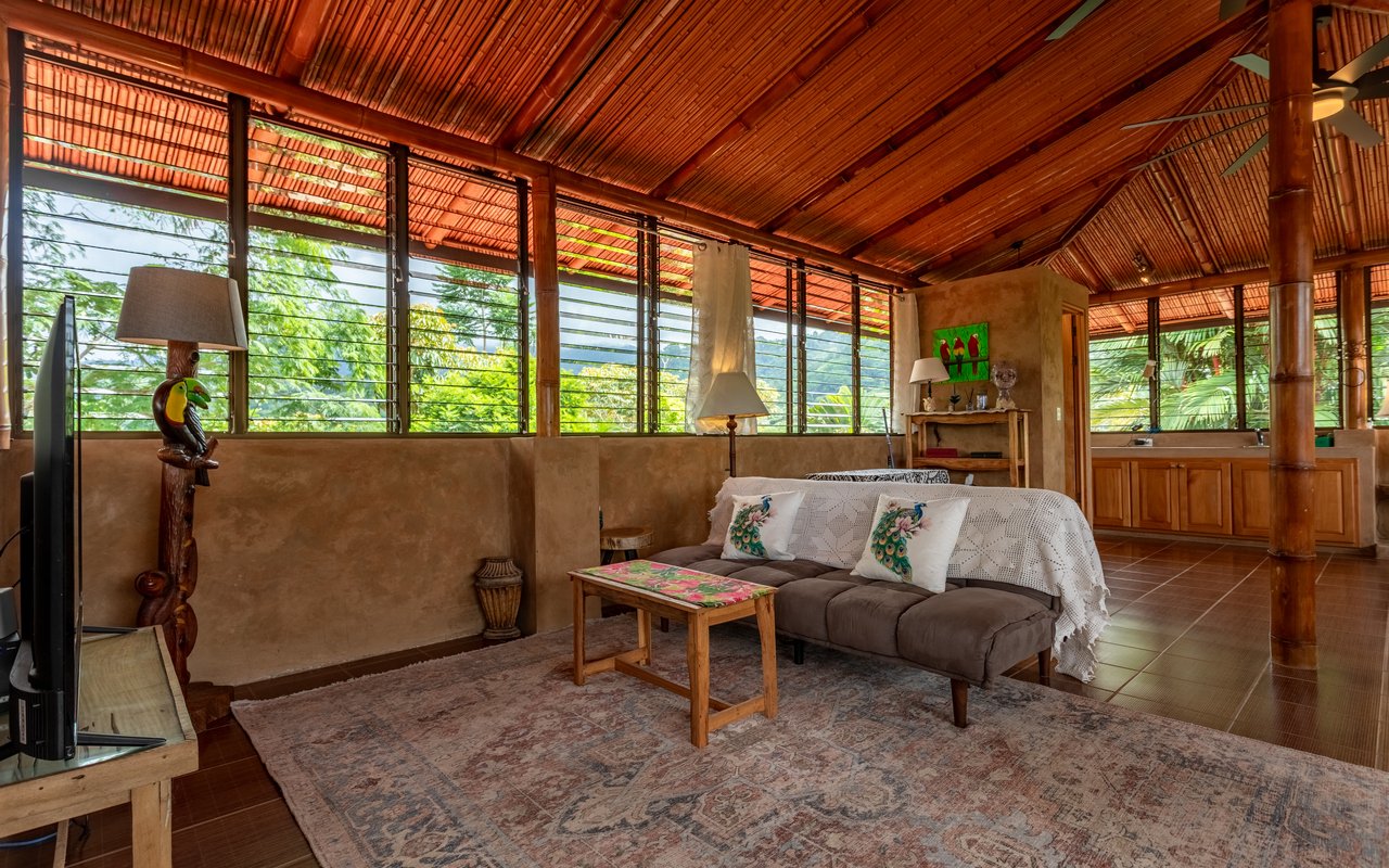 Tropical Getaway with Two Villas and Lush Gardens Near the Heart of Uvita