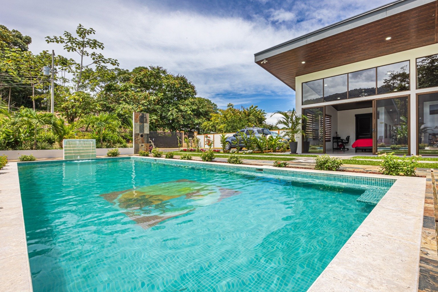 Incredible turnkey investment opportunity, 3 Rental villas, and a 2 Bedroom Home with a large pool.