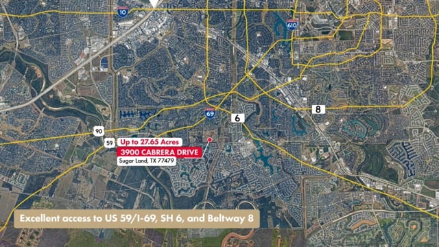 Private Listing: 27.65 Acres in Sugar Land b/w Riverstone & Sweetwater