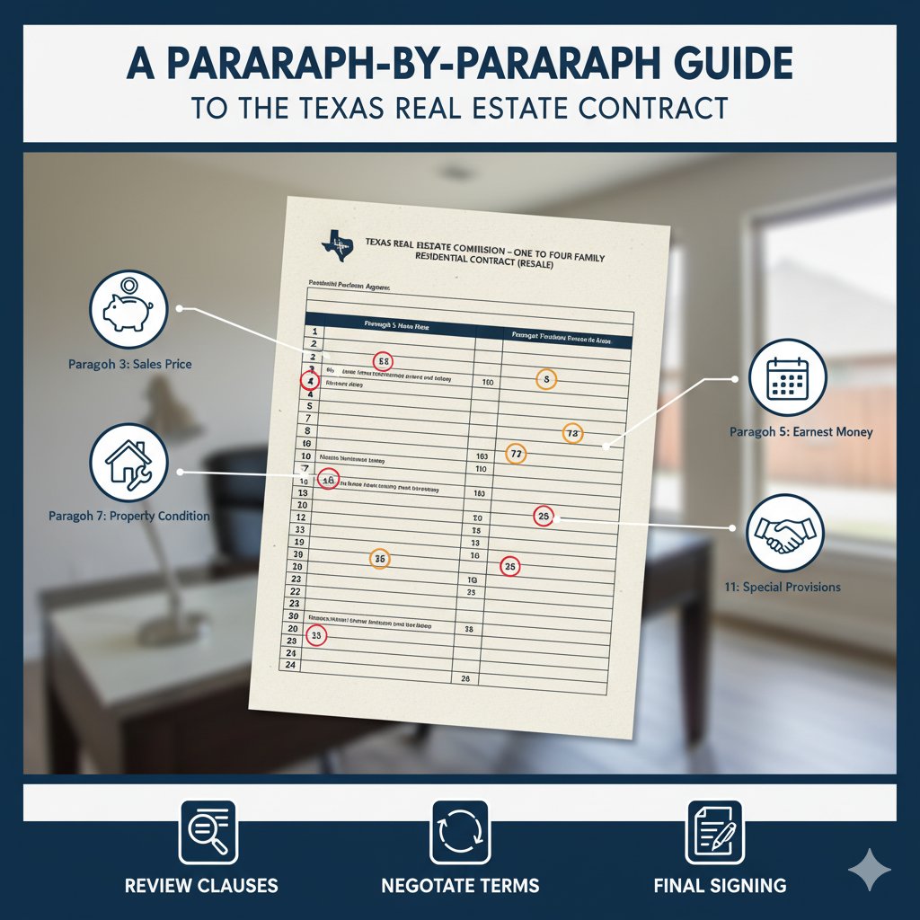 A Paragraph-by-Paragraph Guide to the Texas Real Estate Contract