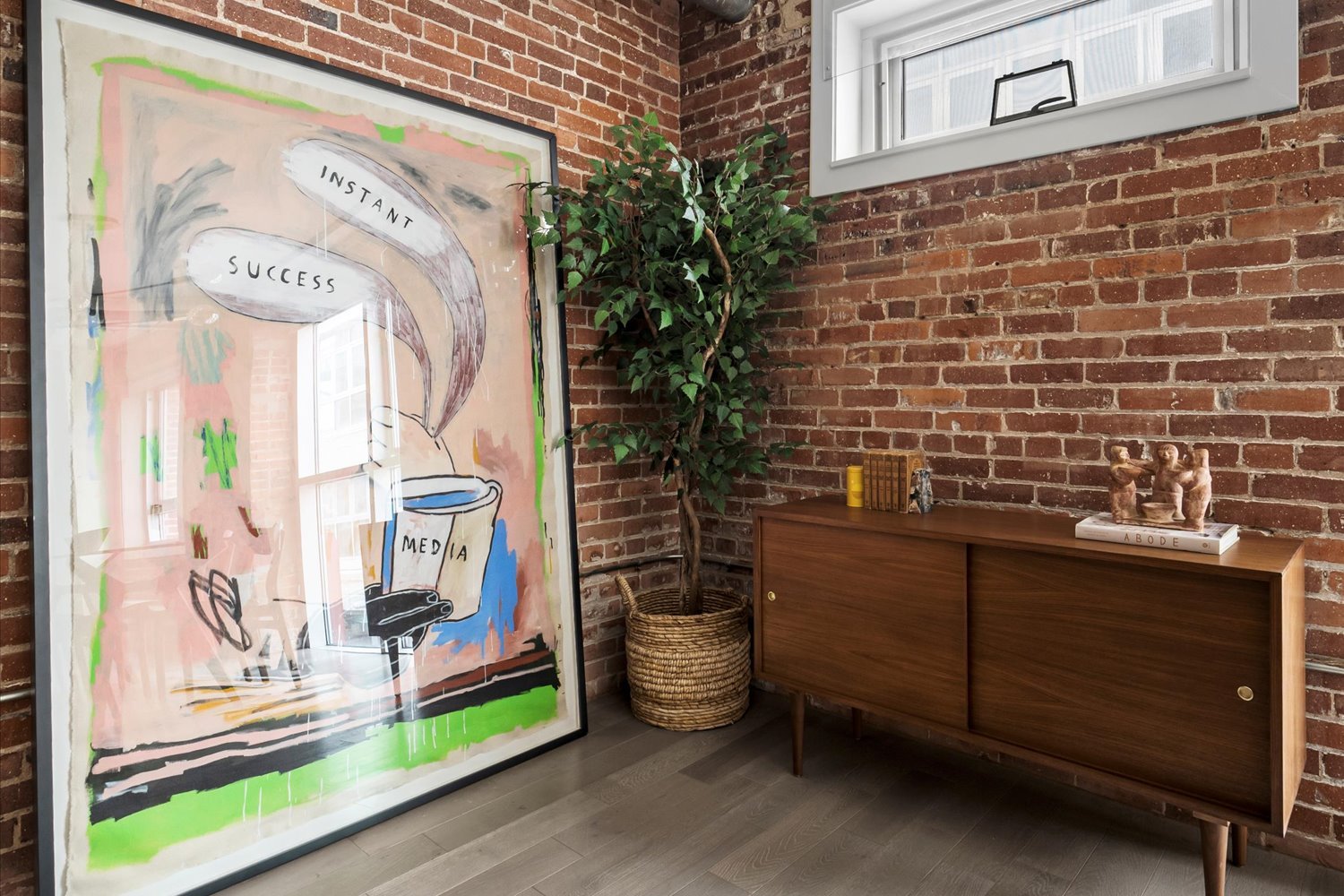 Breathtaking Exposed Brick & Beam Loft at THE BARKER BLOCK