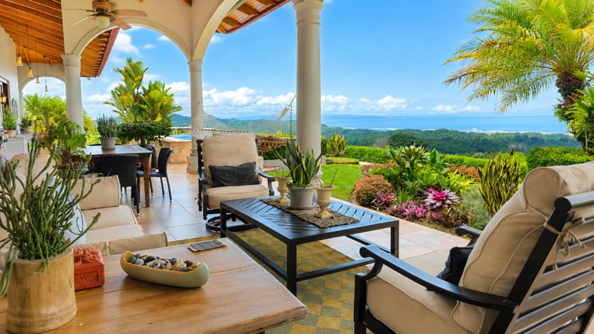 Tropical Hacienda with Breathtaking Whitewater Views in Most Desirable Gated Community in Ojochal