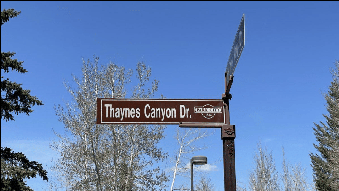 THAYNES CANYON IN PARK CITY, UTAH