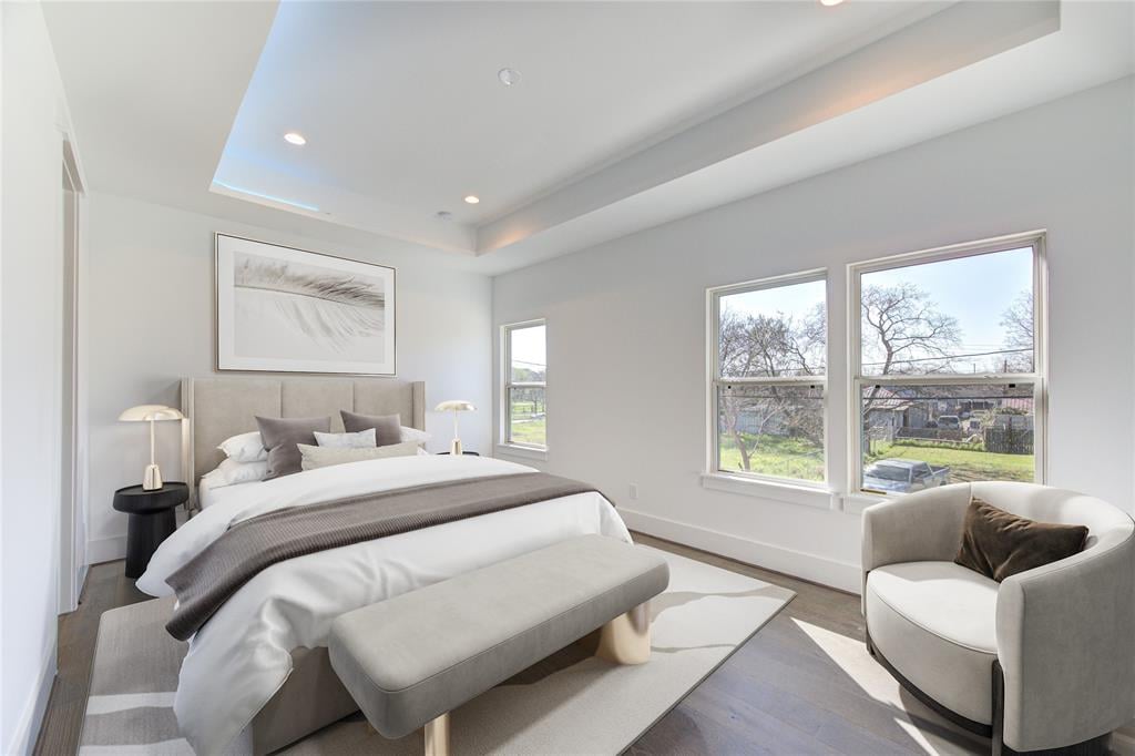 Primary bedroom in Pollard Estates homes in Houston, TX