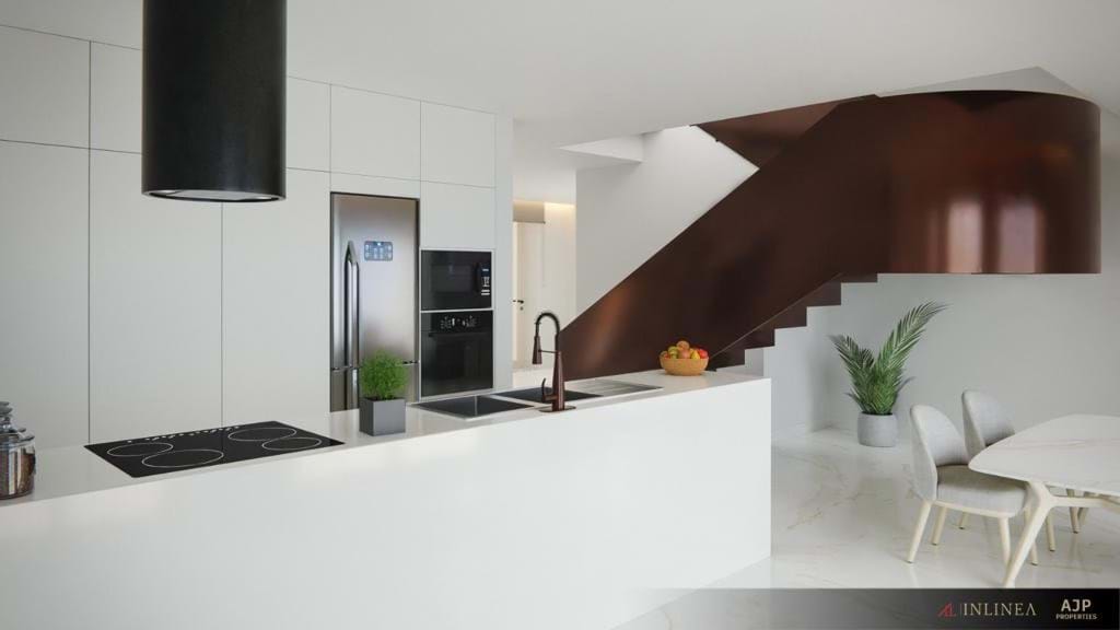 New 3-Bedroom Apartment in Monte Estoril – 185 sqm Total Area, Premium Finishes & Parking