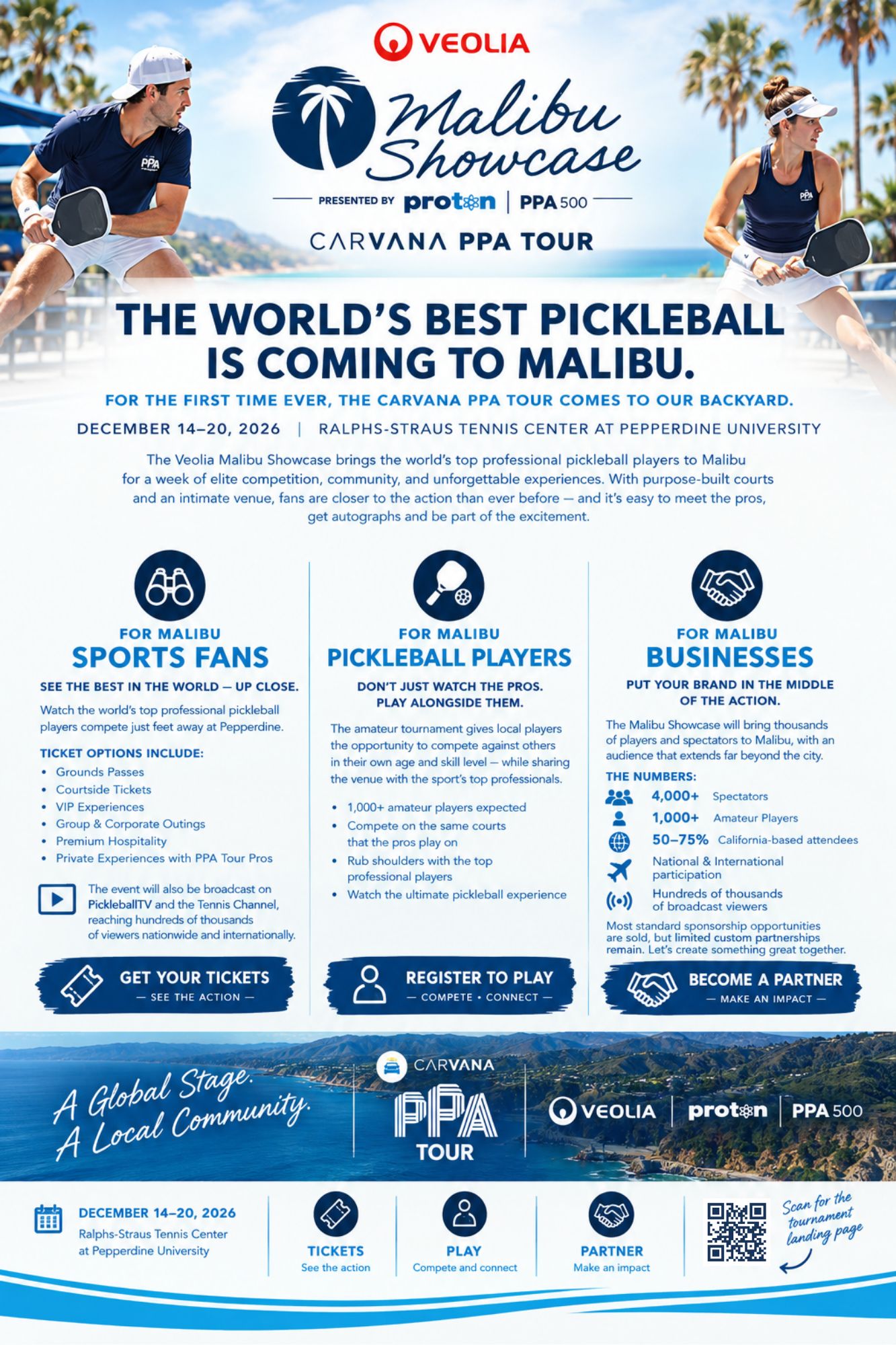 Veolia Malibu Showcase event information