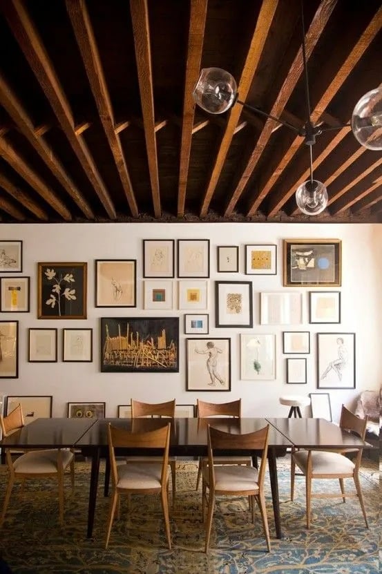 Vintage Art Gallery Wall