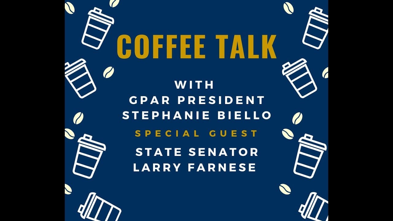 GPAR's Coffee Talk with President Stephanie Featuring State Senator Larry Farnese - 6/1/2020