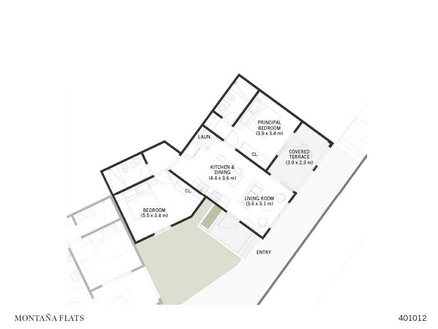 401012 Montaña Flats | Modern 2-Bedroom Flats in Montaña