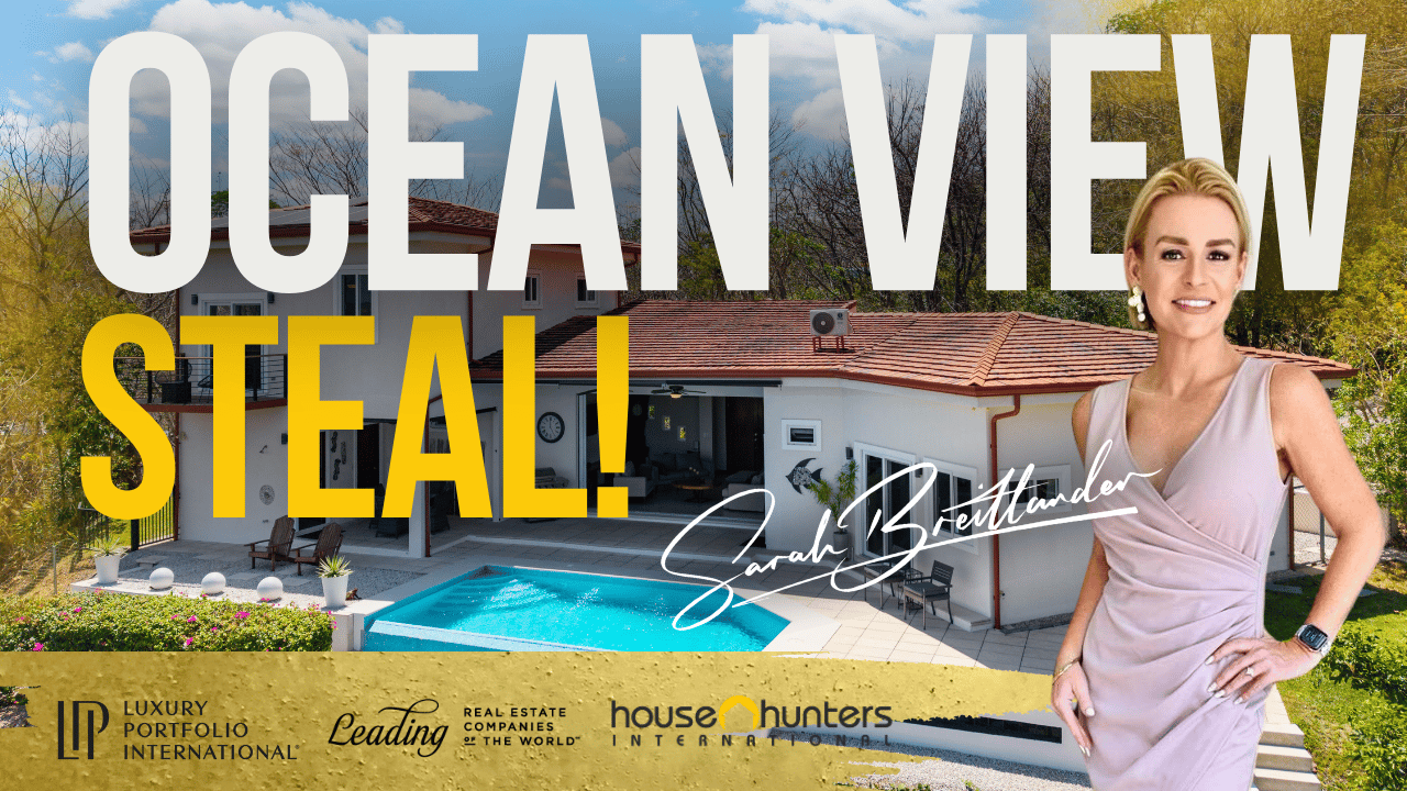 Touring a 4-Bedroom Gem with the Best Ocean View, just 10 minutes from Tamarindo