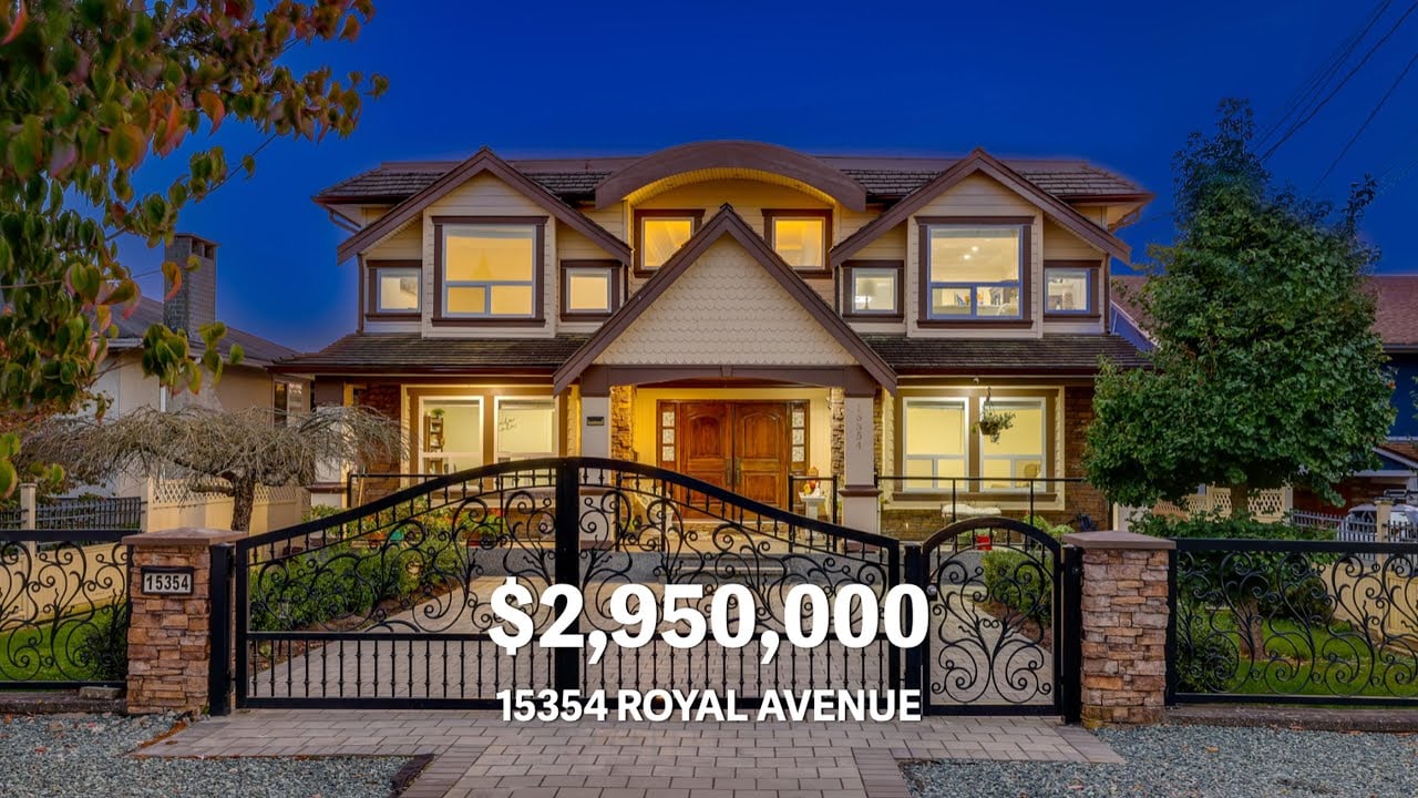 Panoramic Ocean View Home in Prime White Rock Location! 15354 Royal Avenue