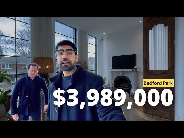 Touring the COOLEST Custom Home in Bedford Park Toronto
