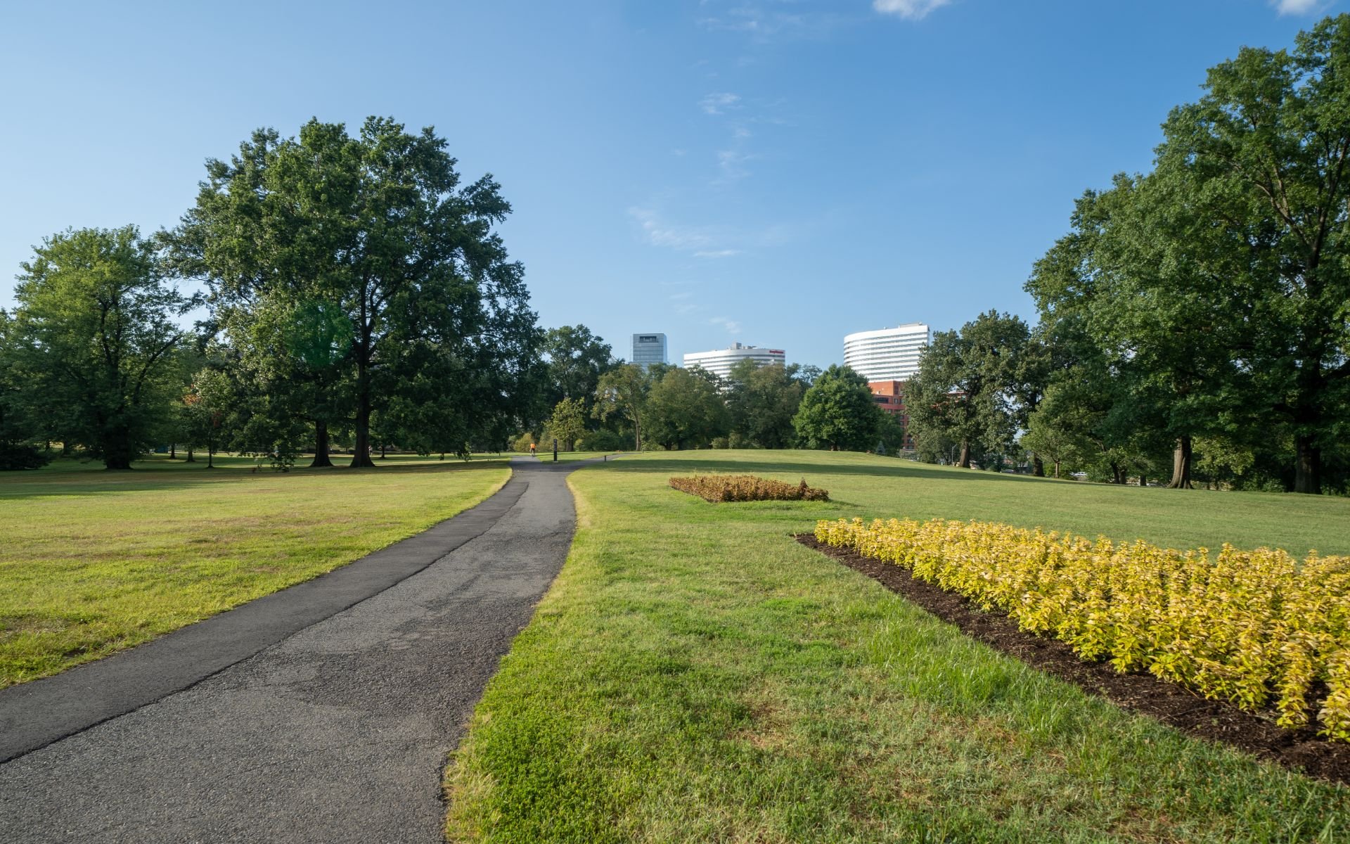 Annandale, Virginia residential neighborhood with tree-lined streets in Fairfax County