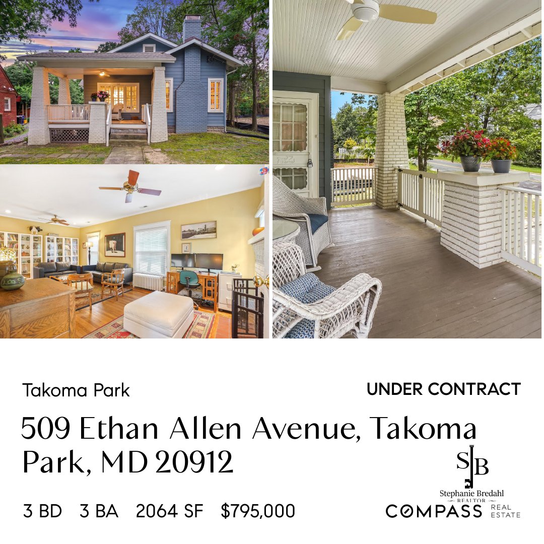 UNDER CONTRACT: 509 Ethan Allen Ave, Takoma Park, MD 20912