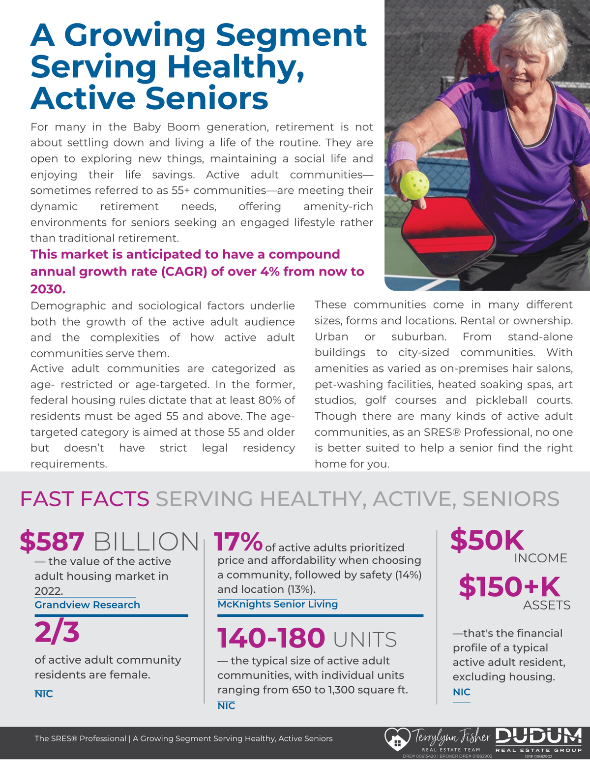 A Growing Segment Serving Healthy, Active Seniors