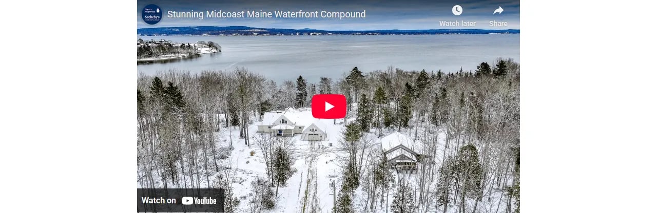 Stunning Midcoast Maine Waterfront Compound