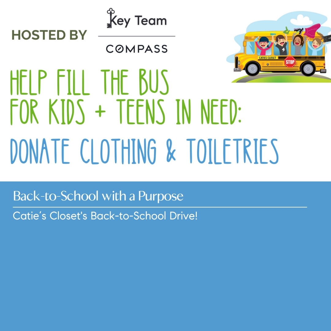 Join the Key Team in Empowering Students through Catie’s Closet's Back-to-School Drive!
