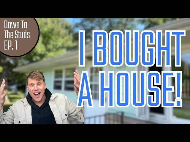 I BOUGHT A HOUSE! - Buying a Home in 2023 - Down To The Studs Ep. 1