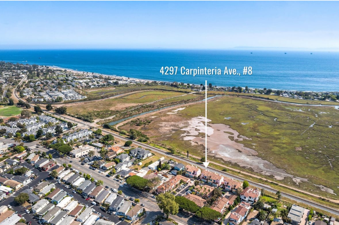 Carpinteria Townhouse with ocean & marsh views