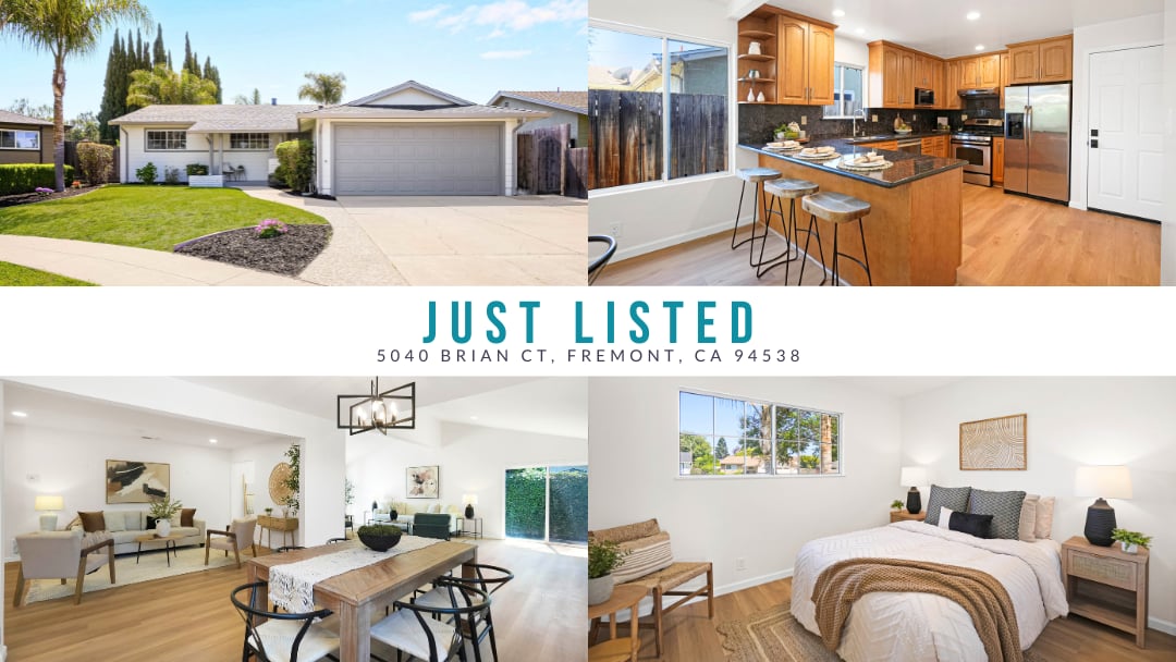 Just Listed: 5040 Brian Ct, Fremont, CA 94538
