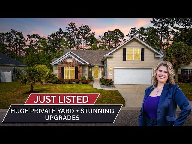 Stunning 4BR Upgraded Home In Conway SC | Gorgeous Garden Oasis , Upgrades & Peaceful Living!
