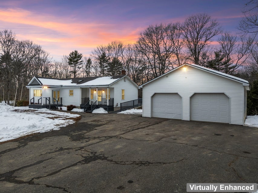 97 1st St. West Gardiner, Exterior Drone