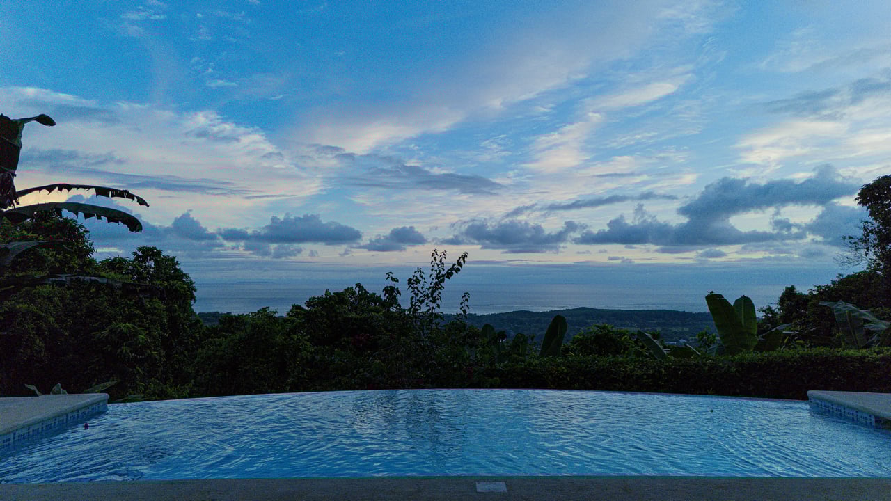 Private Luxury Villa with Whale Tail Ocean View Close to Downtown Uvita